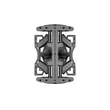MULTIBRACKETS Fali konzol, M VESA Flexarm Full Motion Dual 400x400 (40-70