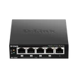 D-LINK Switch 5x1000Mbps (4xPOE+) Fémházas Asztali, DGS-1005P/E
