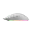 WHITE SHARK GM-5007W GALAHAD gamer egér, fehér, 6400 dpi