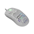 WHITE SHARK GM-5007W GALAHAD gamer egér, fehér, 6400 dpi