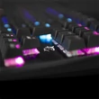White Shark SPARTAN mechanikus (blue swtich) fém gamer billentyűzet (angol)