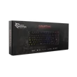 White Shark SPARTAN mechanikus (blue swtich) fém gamer billentyűzet (angol)