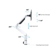 MULTIBRACKETS Asztali konzol, M VESA Gas Lift XL Single White (15-38