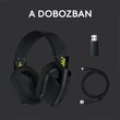 LOGITECH Fejhallgató 2.0 - G435 Vezeték Nélküli Gaming Mikrofonos , Fekete