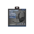 VENOM Fejhallgató Nighthawk Gaming Mono Mikrofon Fekete, VS2865