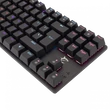 White Shark COMMANDOS mechanikus (red switch) gamer billentyűzet (magyar), fekete