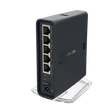 MIKROTIK Wireless Router RouterBoard DualBand, 5x100Mbps, 733Mbps, Asztali - RB952Ui-5ac2nD-TC
