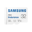 SAMSUNG Memóriakártya, PRO Endurance microSD kártya 32GB, CLASS 10, UHS-I (SDR104), + SD Adapter, R100/W30