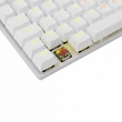 White Shark COMMANDOS mechanikus (red switch) gamer billentyűzet (magyar), fehér