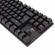 White Shark COMMANDOS mechanikus (blue switch) gamer billentyűzet (magyar), fekete
