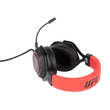 KONIX - UFC 7.1 Fejhallgató Vezetékes Gaming Stereo Mikrofon, Fekete-Piros