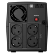NJOY Szünetmentes 1000VA - Keen 1000 USB (4 Schuko, line-interaktív,fekete)