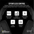 CORSAIR Vezeték Nélküli Headset, HS55 WIRELESS Gaming, 7.1 Hangzás, fekete