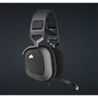 CORSAIR Vezetékes Headset, HS80 RGB USB Gaming, 7.1 Hangzás, RGB, fekete