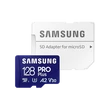 SAMSUNG Memóriakártya, PRO Plus microSDXC kártya 128GB, CLASS 10, UHS-I, U3, V30, A2, + Adapter, R180/W130