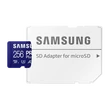 SAMSUNG Memóriakártya, PRO Plus microSDXC kártya 256GB, CLASS 10, UHS-I, U3, V30, A2, + Adapter, R180/W130