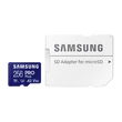SAMSUNG Memóriakártya, PRO Plus microSDXC kártya 256GB, CLASS 10, UHS-I, U3, V30, A2, + Adapter, R180/W130