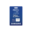 SAMSUNG Memóriakártya, PRO Plus microSDXC kártya 256GB, CLASS 10, UHS-I, U3, V30, A2, + Adapter, R180/W130