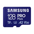 SAMSUNG Memóriakártya, PRO Plus + Reader microSDXC 128GB, CLASS 10, UHS-I, U3, V30, A2, R180/W130
