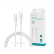 DEVIA USB TYPE-C - USB TYPE-C ADAT- ÉS TÖLTŐKÁBEL 1 M-ES VEZETÉKKEL - KINTONE SERIES TYPE-C TO TYPE-C CABLE - 60W, WHITE