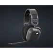 CORSAIR Vezeték Nélküli Headset, HS80 MAX RGB WIRELESS Gaming, Dolby Atmos hangzás, szürke