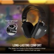 CORSAIR Vezeték Nélküli Headset, HS80 MAX RGB WIRELESS Gaming, Dolby Atmos hangzás, szürke