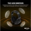 CORSAIR Vezeték Nélküli Headset, HS80 MAX RGB WIRELESS Gaming, Dolby Atmos hangzás, szürke