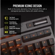 CORSAIR Vezeték Nélküli Billentyűzet Gaming, K70 MAX RGB, Mechanikus, MGX switch, fekete