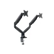 MULTIBRACKETS 2 karos asztali konzol, M Deskmount Gas Spring Dual Black (15-30