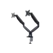 MULTIBRACKETS 2 karos asztali konzol, M Deskmount Gas Spring Dual Black (15-30