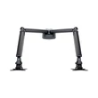 MULTIBRACKETS 2 karos asztali konzol, M Deskmount Gas Spring Dual Black (15-30