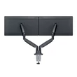 MULTIBRACKETS 2 karos asztali konzol, M Deskmount Gas Spring Dual Black (15-30