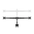 MULTIBRACKETS Asztali konzol (3 képernyős rögzítőkar), M VESA Desktopmount Triple Desk Clamp 15-24