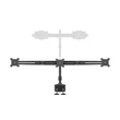 MULTIBRACKETS Asztali konzol (3 képernyős rögzítőkar), M VESA Desktopmount Triple Desk Clamp 15-24