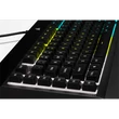 CORSAIR Vezetékes Billentyűzet Gaming, K55 RGB PRO, 6 programozható billentyű, Cseppálló, Csuklótámasz, US, fekete