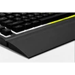 CORSAIR Vezetékes Billentyűzet Gaming, K55 RGB PRO, 6 programozható billentyű, Cseppálló, Csuklótámasz, US, fekete