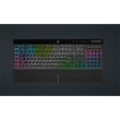 CORSAIR Vezetékes Billentyűzet Gaming, K55 RGB PRO XT, 6 programozható billentyű, Cseppálló, Csuklótámasz, US, fekete