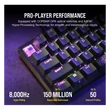 CORSAIR Vezetékes Billentyűzet Gaming, K65 PRO MINI RGB 65%, Optical-Mechanical, US, szürke