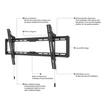 MULTIBRACKETS Fali konzol, M Universal Wallmount Tilt Large (40-86