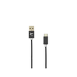 WHITE SHARK ADDER-2 USB-A - TYPE-C (M-M) kábel, 2m, fekete