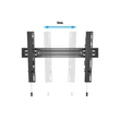 MULTIBRACKETS Fali konzol, M VESA Wallmount Super Slim Tilt 600 MAX (40-75