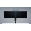 MULTIBRACKETS Asztali konzol (2 képernyős), M Deskmount Slim Basic Dual (17-27