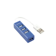 SBOX USB HUB, Kék, 4xUSB 2.0
