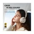 ANKER Vezeték Nélküli Fejhallgató, Soundcore Space One, Aktív Zajszűrő, latte cream - A3035G21