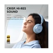 ANKER Vezeték Nélküli Fejhallgató, Soundcore Space One, Aktív Zajszűrő, kék - A3035G31