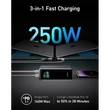ANKER Powerbank Prime 27650mAh, 250W, 2xUSB-C Input/Output, USB-A Output, fekete - A1340011