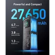 ANKER Powerbank Prime 27650mAh, 250W, 2xUSB-C Input/Output, USB-A Output, fekete - A1340011