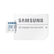 SAMSUNG Memóriakártya, EVO Plus microSD kártya (2021) 256GB, CLASS 10, UHS-1, U3, V30, A2, + Adapter, R160/W