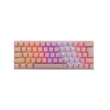 WHITE SHARK W029928 WAKIZASHI-P/BL-US pink mechanikus gamer billentyűzet, kék kapcs. (angol)