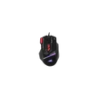 BARACUDA W029907 MANTA-B, BGM-041B gamer egér,8D, fekete, 12800 dpi